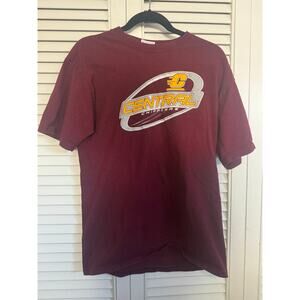 Jerzees Central Michigan University Casual Sporty T-Shirt Sz: medium